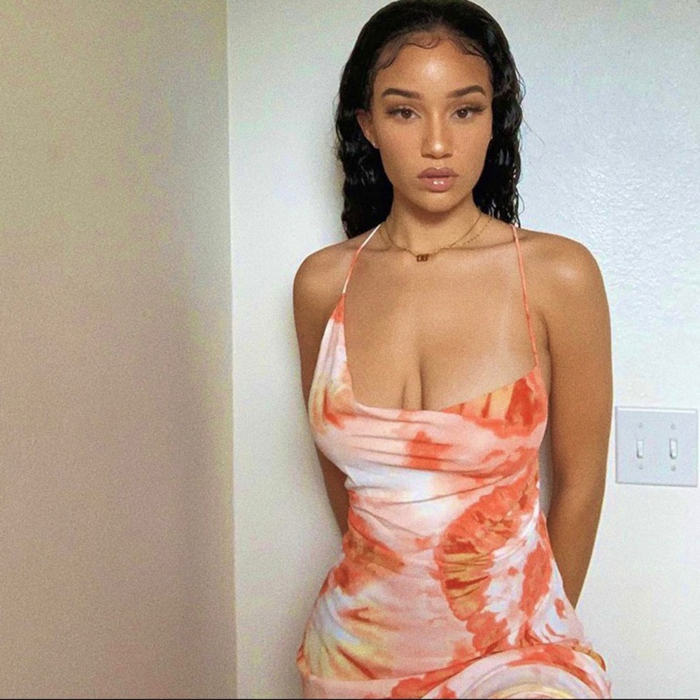 SUNSET TANGO TIE DYE MAXI DRESS ♡ - Picture 9 of 16